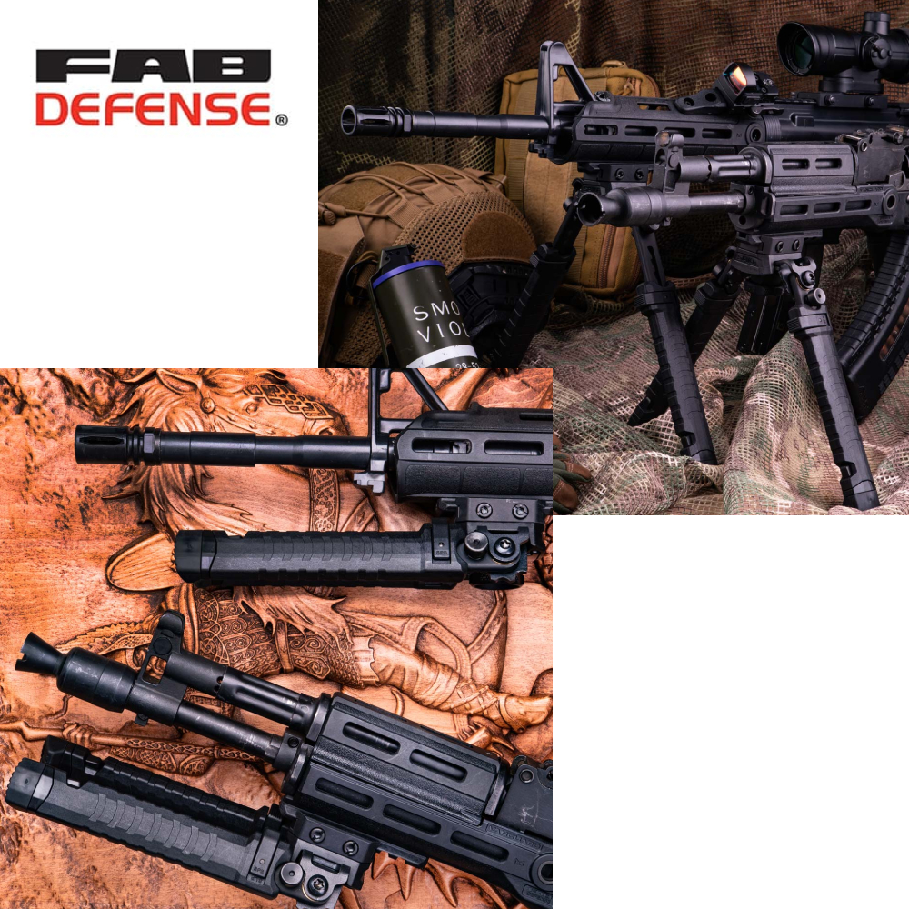 FAB Defense アジャスタブルバイポッド Spike Precision Bipod