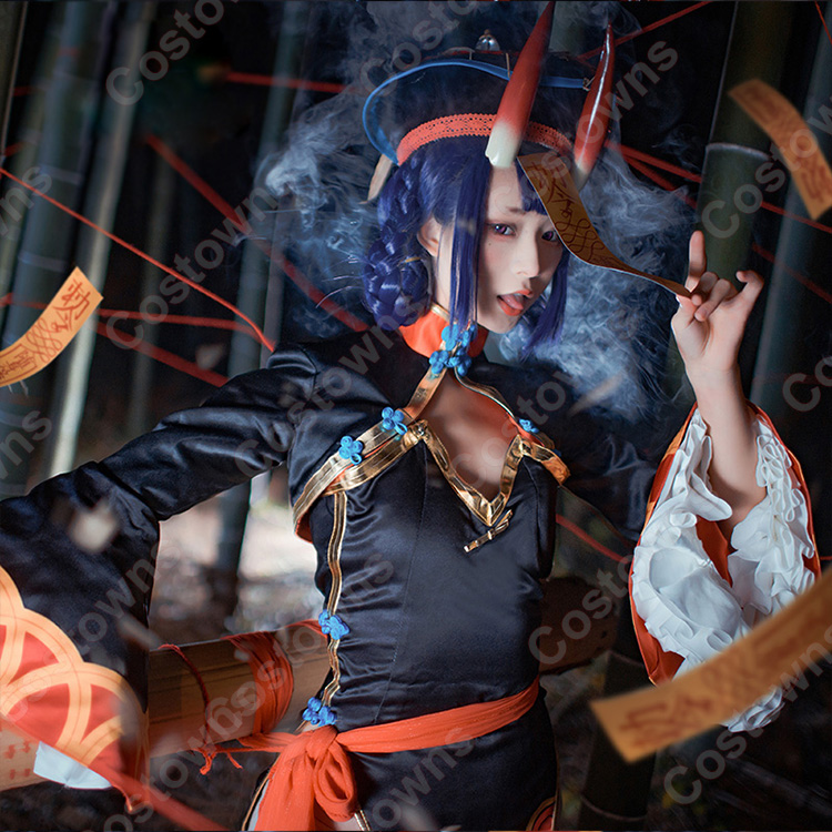 酒呑童子 コスプレウィッグ FGO ゾンビ娘 かつら ウィッグネット付