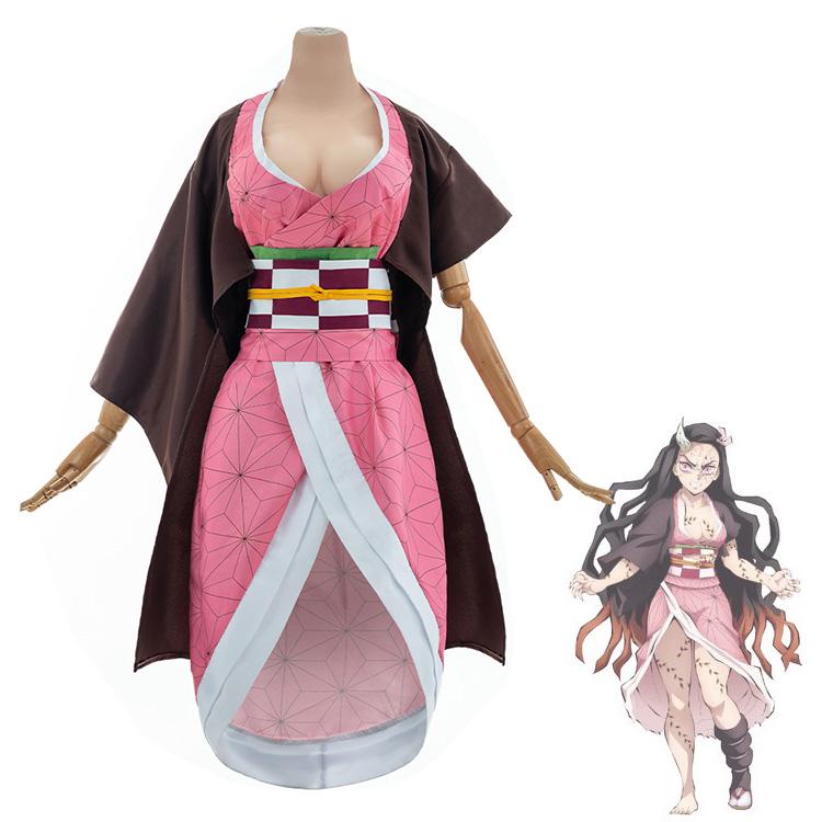 鬼滅の刃 竈門禰豆子 鬼化進行時 コスプレ衣装 - Costowns