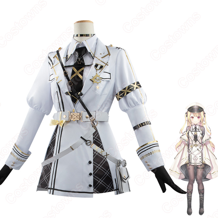 にじさんじ バーチャルYouTuber 星川サラ 新衣装 白軍服 コスプレ衣装