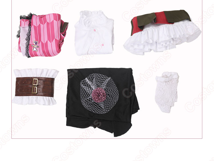 鬼滅祭 ～アニメ伍周年記念祭～ 甘露寺蜜璃 コスプレ衣装 - Costowns