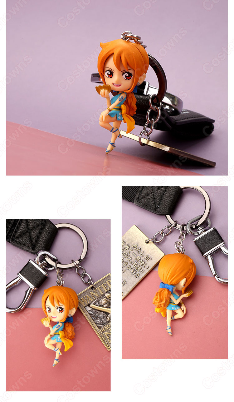 ONE PIECE キーチェーン 人形 バックパックペンダントカーキーホルダー