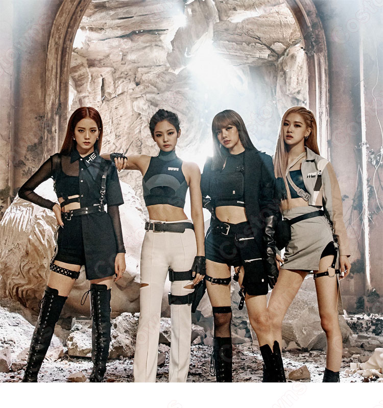 JISOO(ジス)ジャズダンス衣装 kill this love MVダンス服 仮装