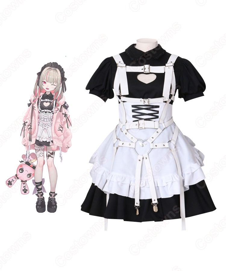 VTuber 魔界ノりりむ（まかいのりりむ） 新衣装 コスプレ衣装 『にじ