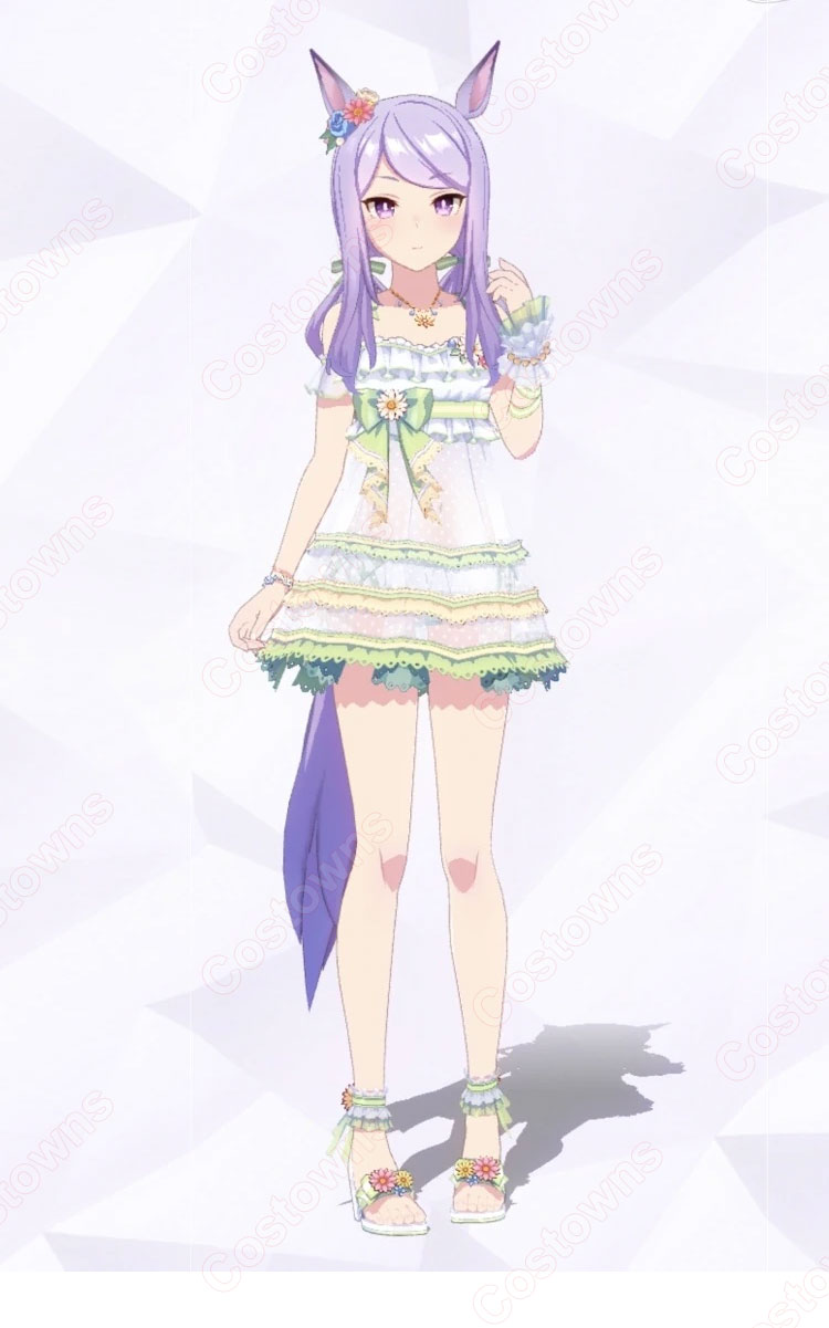 ウマ娘 水着メジロマックイーン さざ波フェアレディ コスプレ衣装 ウマ