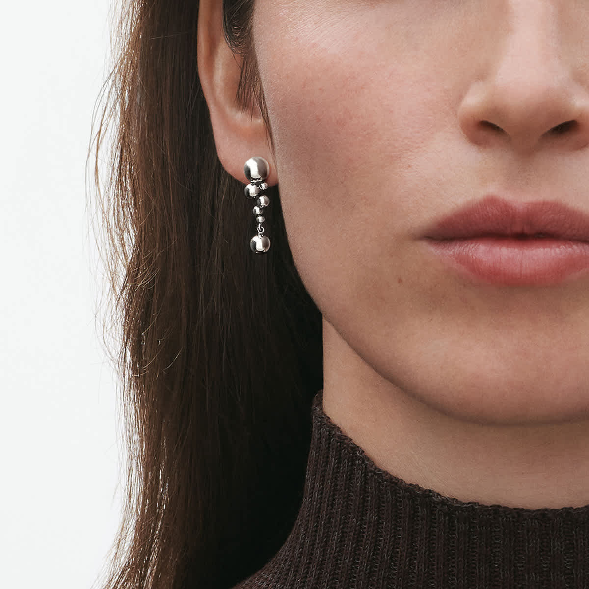 ムーンライト グレープ (MOONLIGHT GRAPES) ピアス (S) スターリング