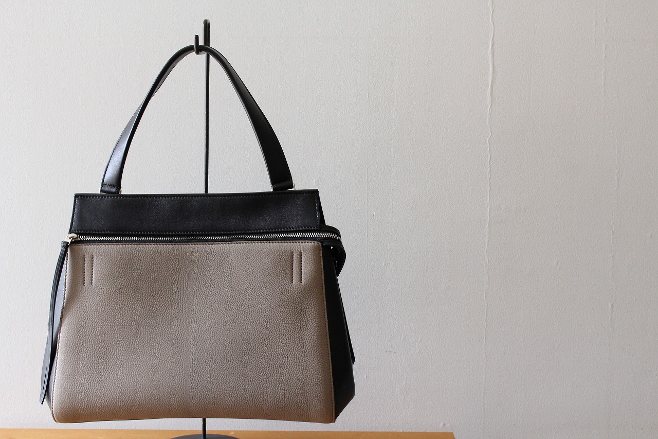 CELINEセリーヌのワンハンドルレザーBAGエッジが入荷しました