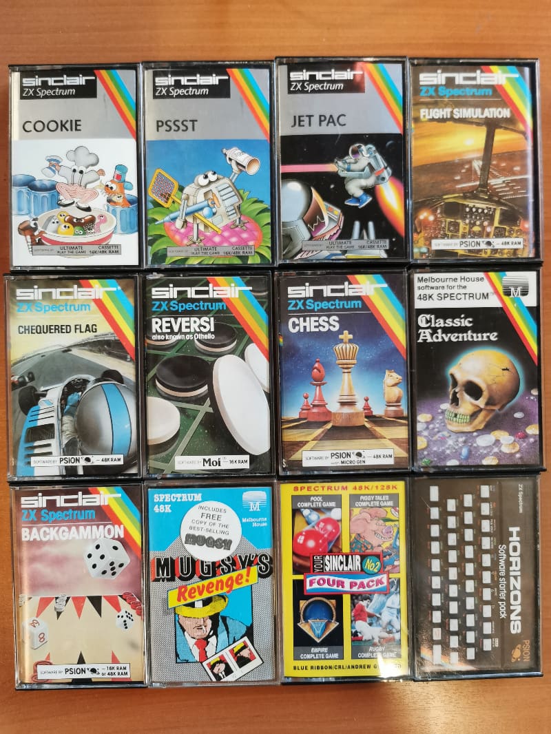 ZX Spectrum tape collection - Retro 8bit Shop
