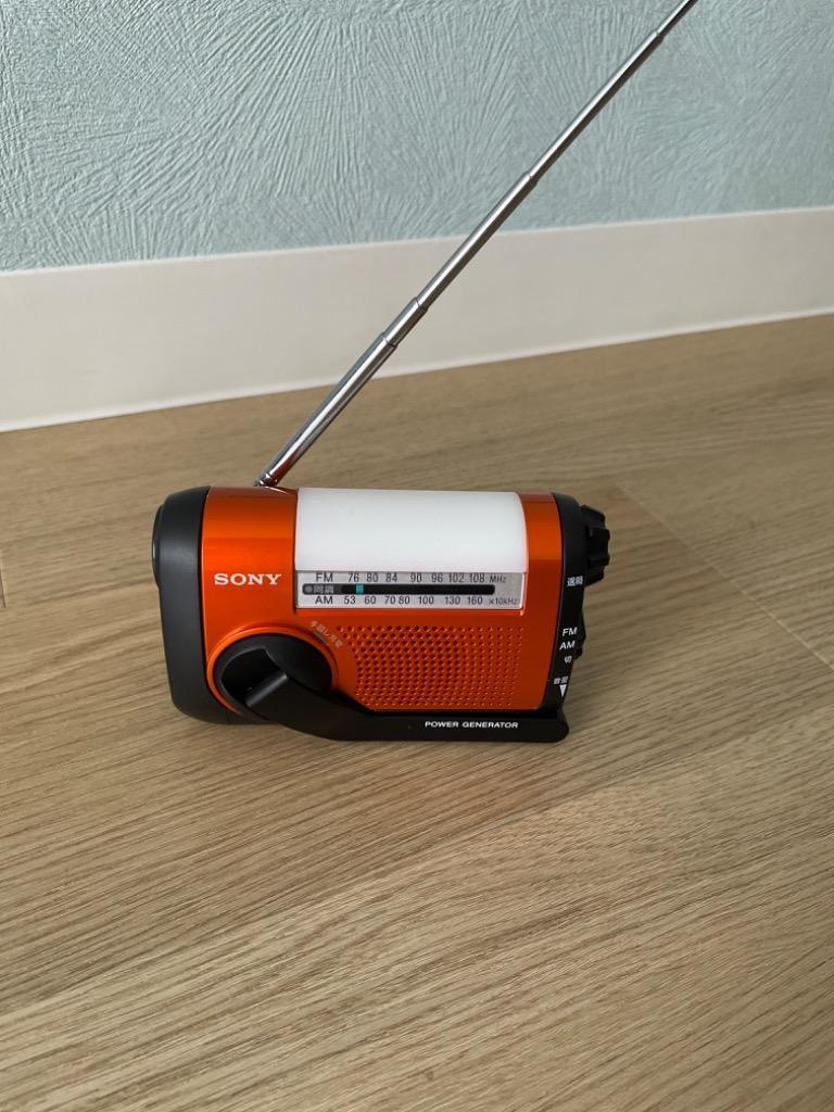 ソニー ICF-B09 D 手回し充電ラジオ(オレンジ)のレビュー・口コミ