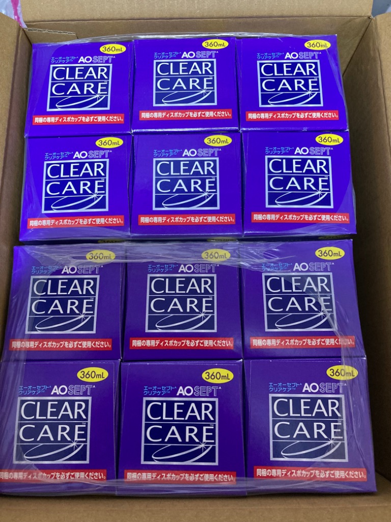 Alcon（アルコン） ＼大容量リニューアル／クリアケア 480ml×12本