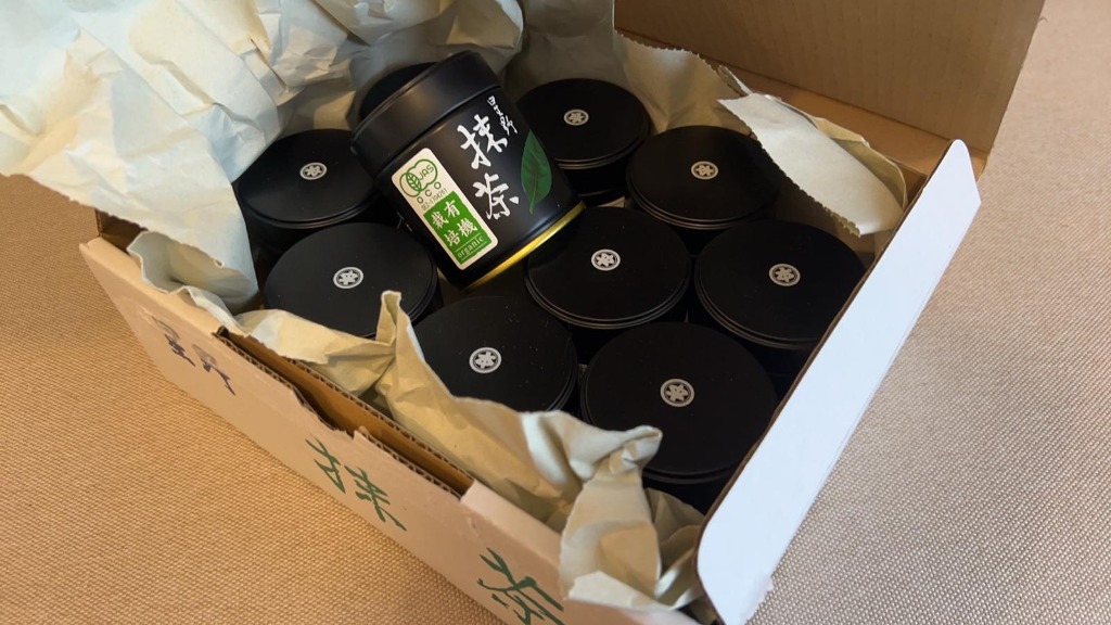 星野製茶園 抹茶 福岡/八女/ JAS有機栽培抹茶 40g缶詰 Organic yame