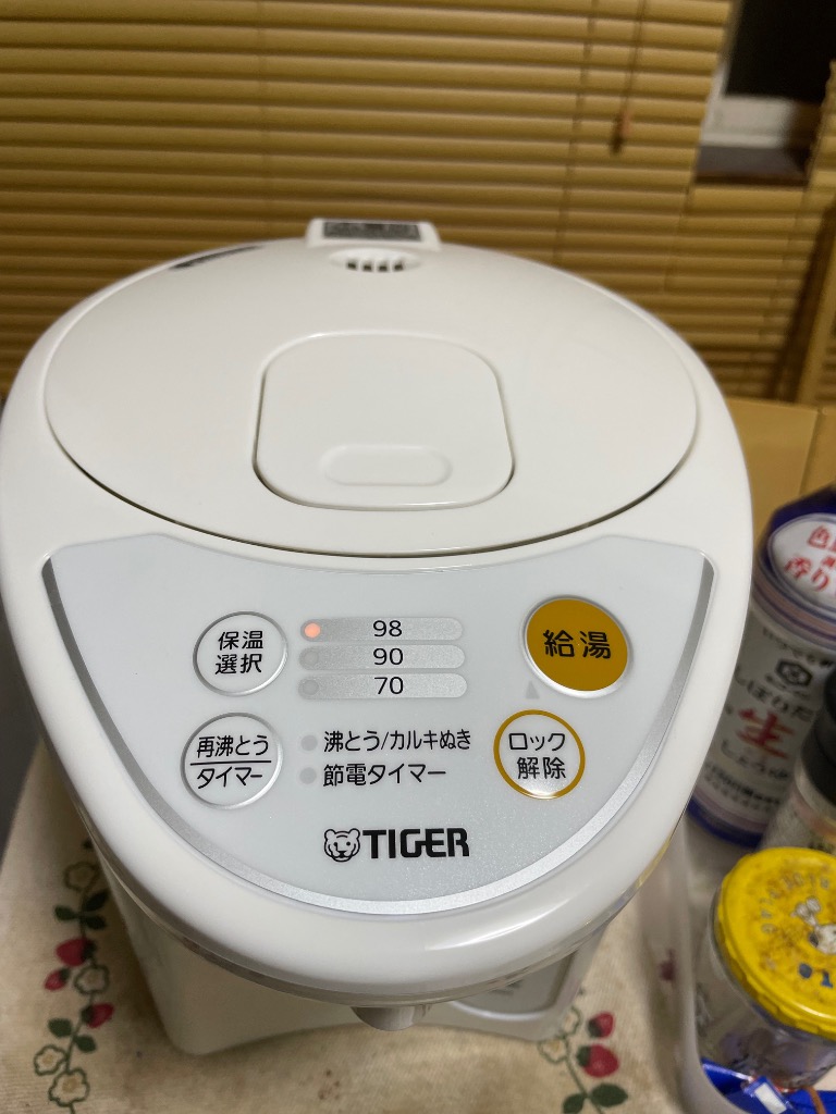 タイガー（TIGER） 【3/1までポイント2倍】TIGER 電気ポット 2.2L