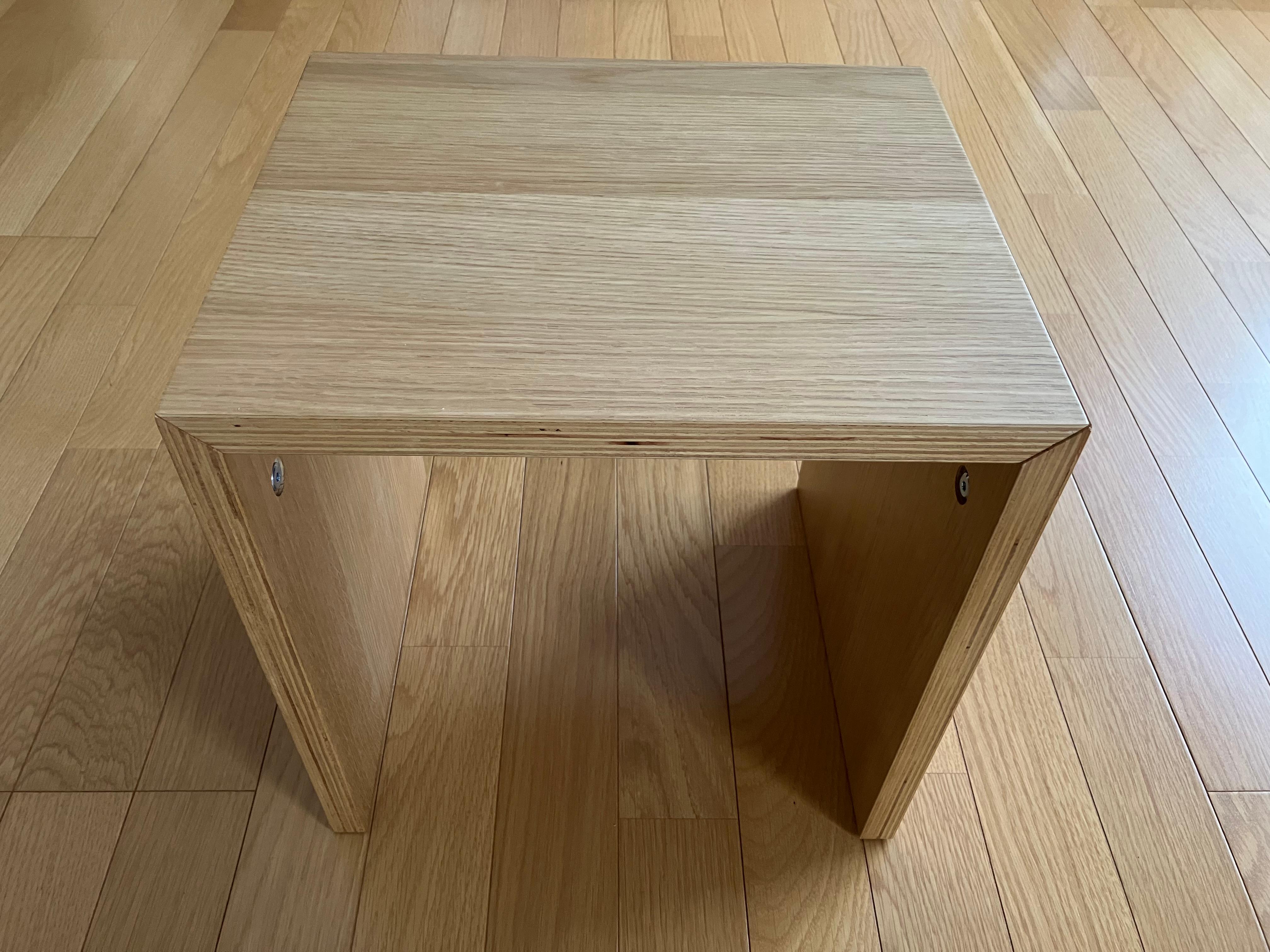 LOHACO - 無印良品 コの字の家具 積層合板 オーク材 幅35cm 幅35×奥行