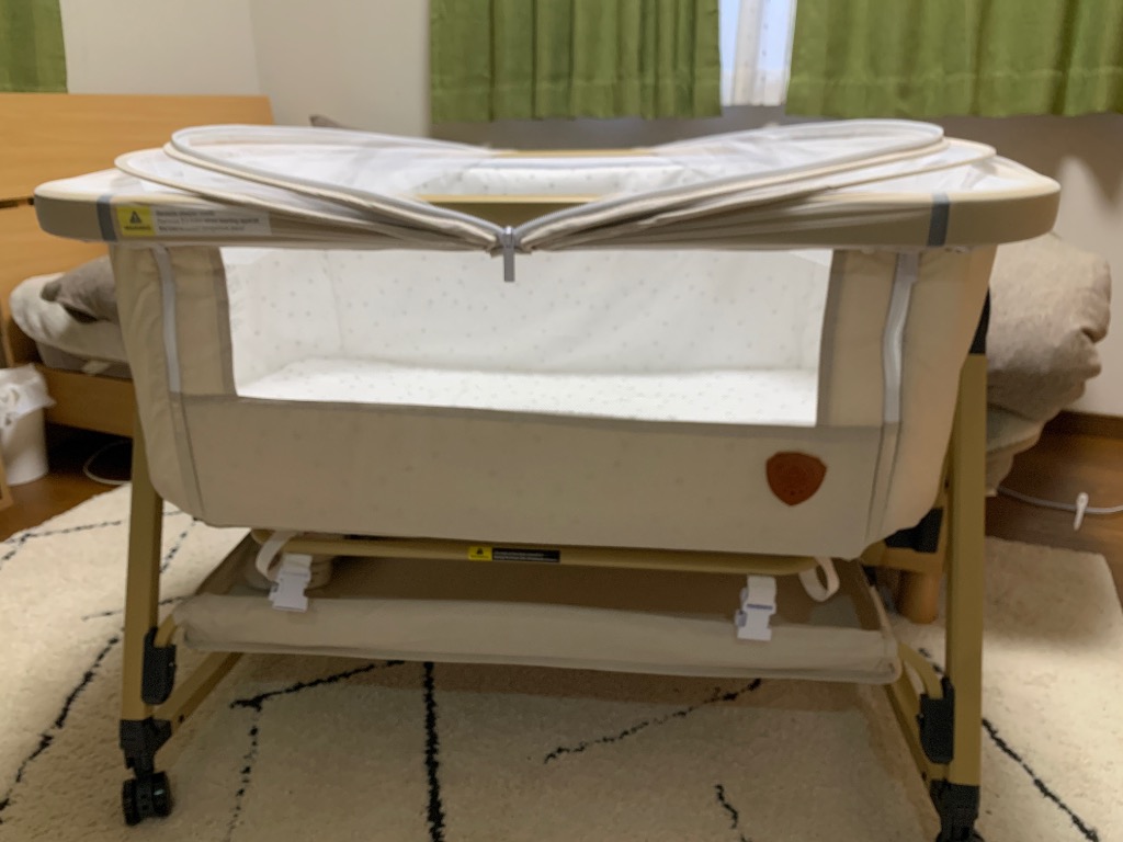 HZDMJ 2024最新モデル 添い寝 ベビーベッド ミニ 持ち運び 折りたたみ