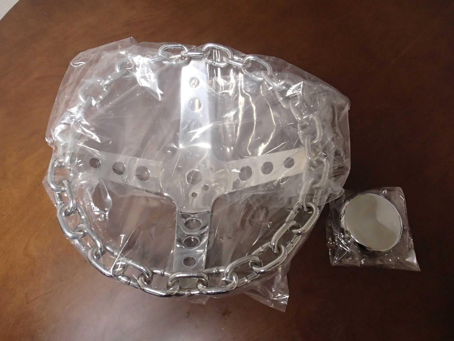 MOONEYES ムーンアイズ ステアリング メッキ チェーン リンク 4