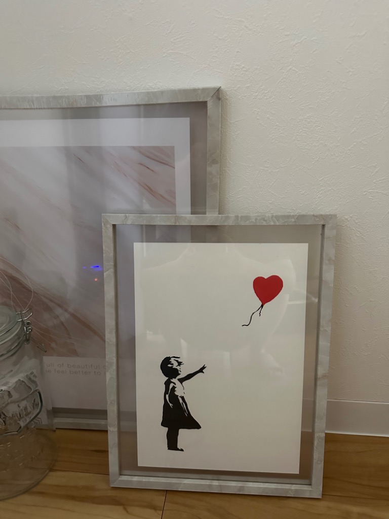 バンクシー BANKSY Girl-With-Balloon 風船と少女 デザインポスター