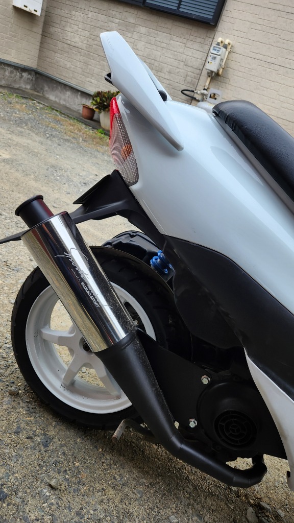 rb-works製☆新品☆スズキZZ/レッツII用☆スポーツマフラー curl