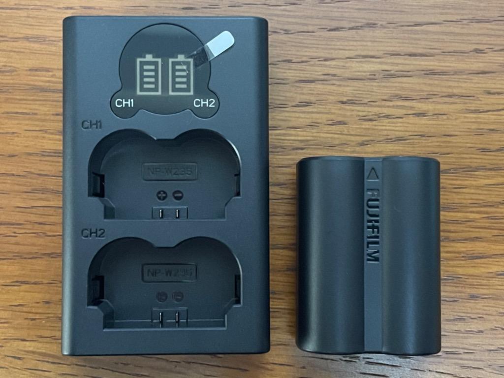 ロワジャパン 【互換品】 2個同時充電可能 FUJIFILM対応 NP-W235