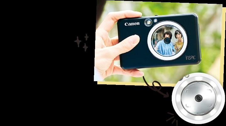 チェキ対抗機のつもりで作ったのならちょっと違うかな』 CANON iNSPiC