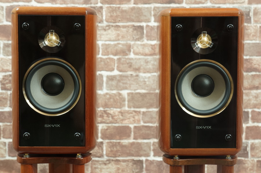 VICTOR SX-V1X M ビクターオブリコーン スピーカーシステム 無垢