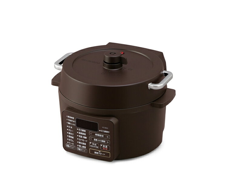 楽天市場】アイリスオーヤマ IRIS 電気圧力鍋 3.0L カカオブラウン PC