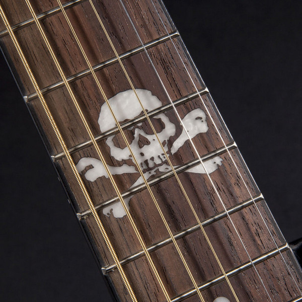 Fender Avril Lavigne Newporter Electro-Acoustic, Black at Gear4music