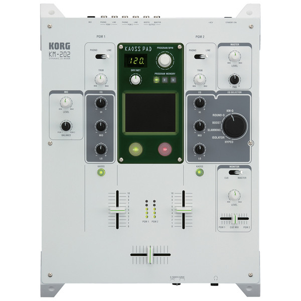 Korg KM-202 2-Channel DJ Mixer with Intergrated KAOSS Pad at