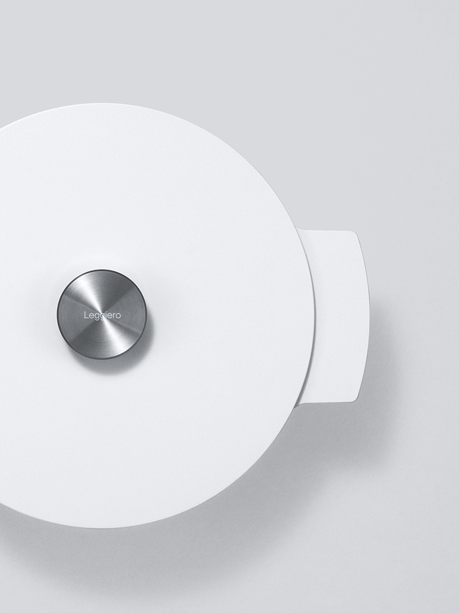 White 22cm ｜ Lineup ｜ リンナイの無水調理鍋 Leggiero by Rinnai