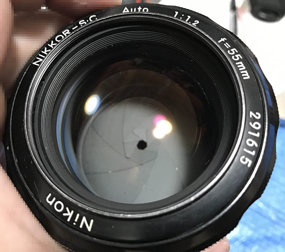 Repair: Nikkor-S.C 55mm f/1.2 Auto | Richard Haw's Classic Nikon
