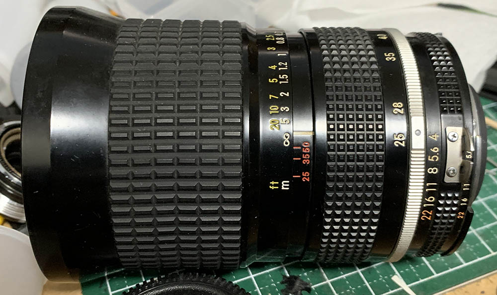 Repair: Zoom-Nikkor 25-50mm f/4 Ai-S | Richard Haw's Classic Nikon