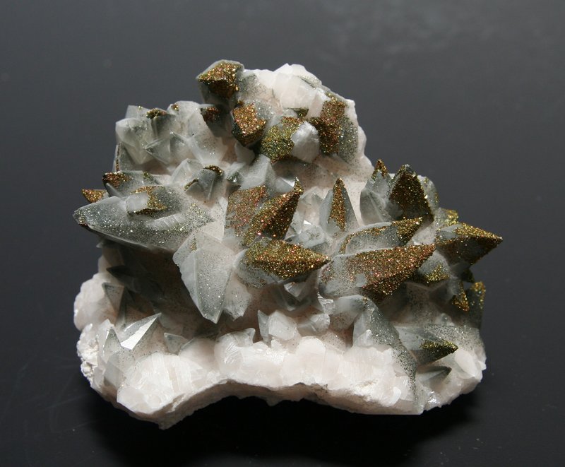 方解石と黄銅鉱07