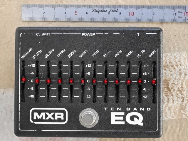 MXR10バンドイコライザーのオーバーホール、の筈が
