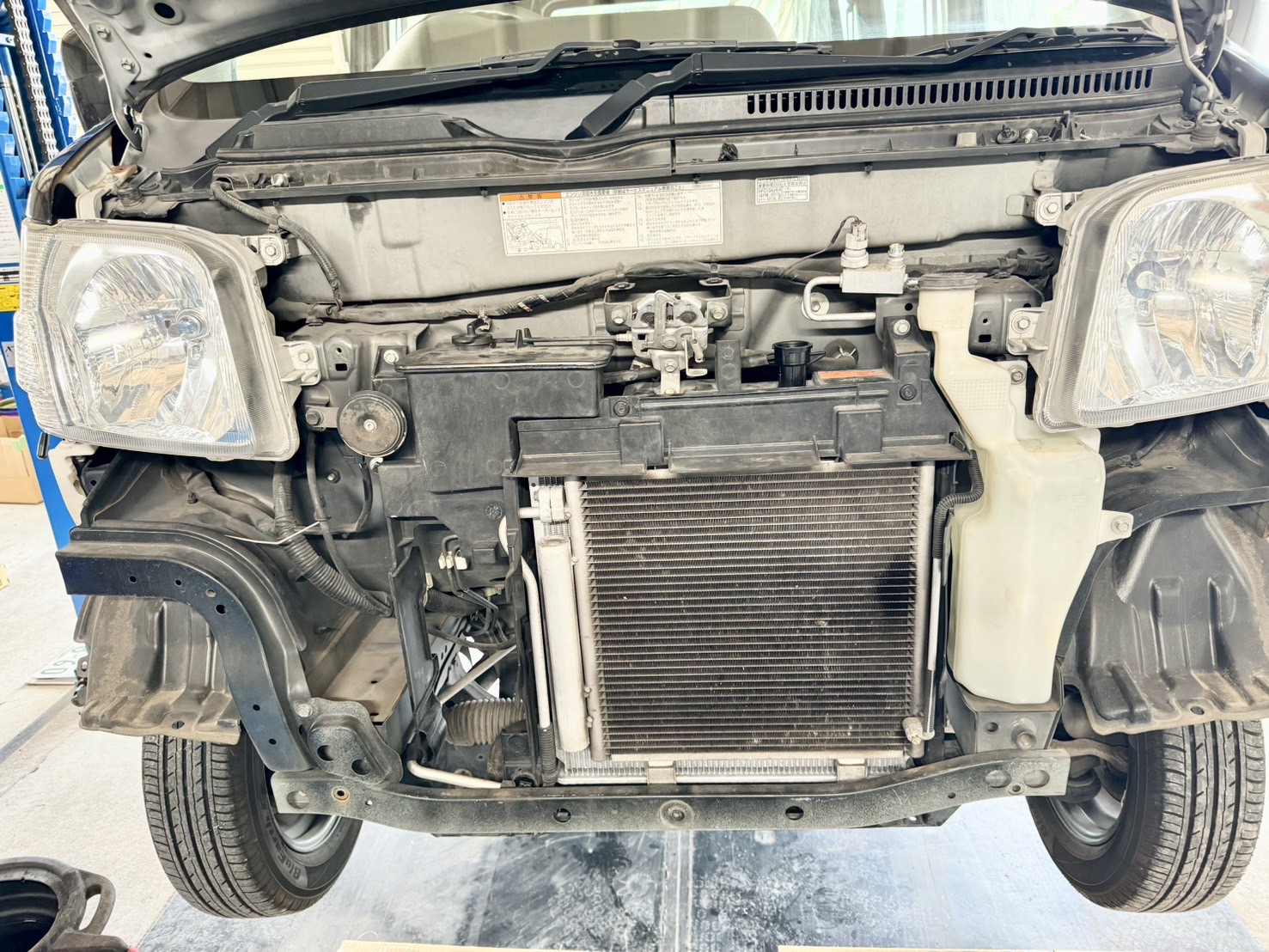 ダイハツ ハイゼットカーゴ S321V 平成26年 走行不能 オーバーヒート