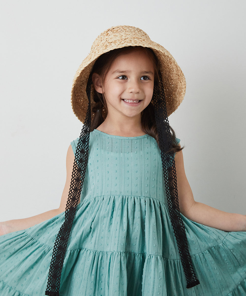 ラフィアバケットハット