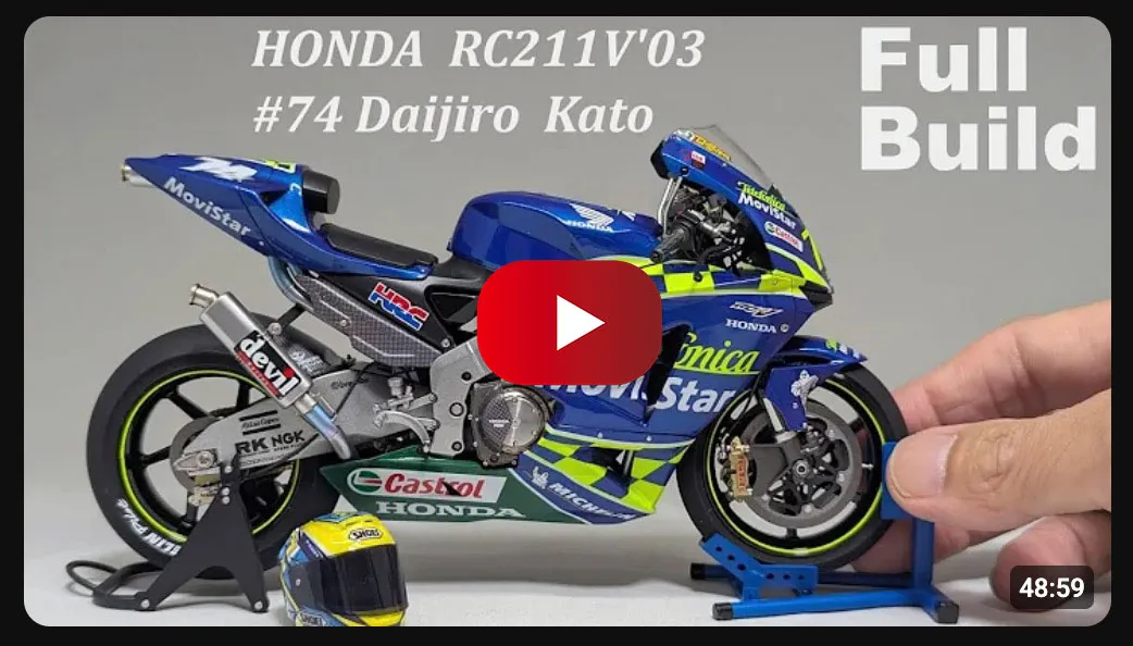ロムファクトリー 1/12 テレフォニカ ホンダ RC211V モトGP 2003 加藤