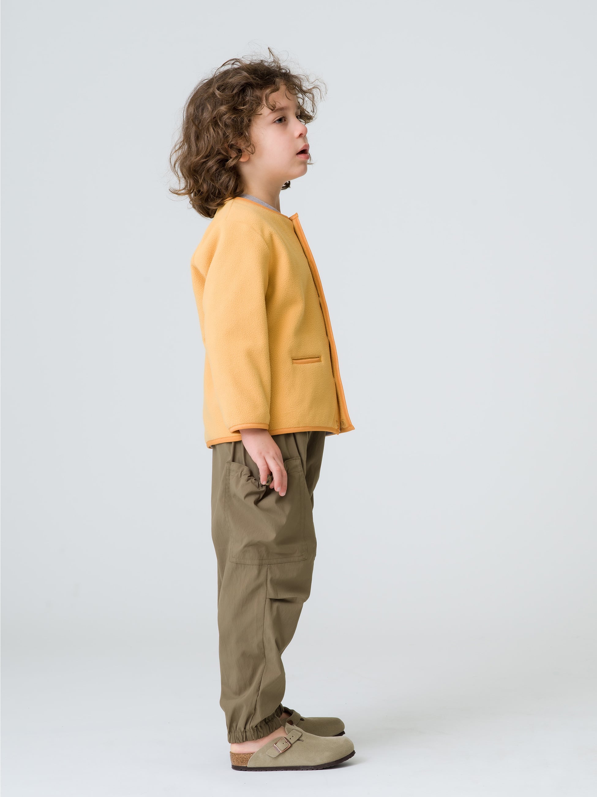 フリース ジャケット（ネイビー/オレンジ/100-140cm）｜Ron Herman