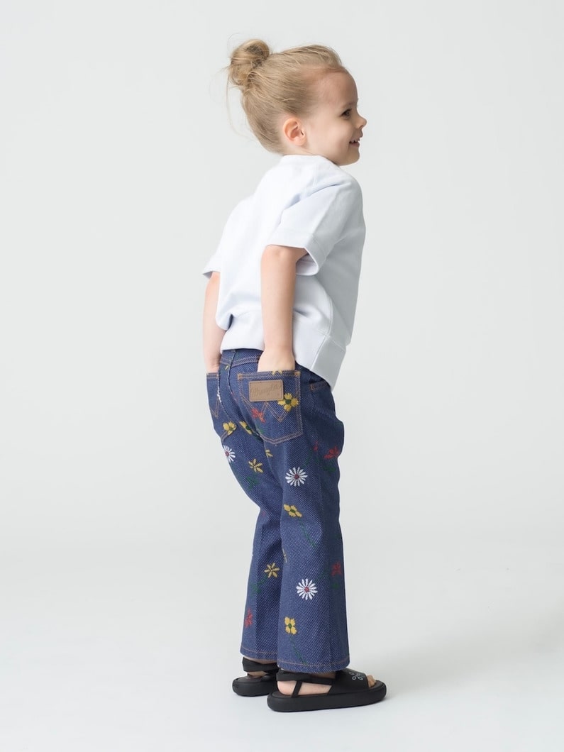 ランチャーパンツ（フラワー/100-150cm）｜Wrangler(ラングラー)｜Ron