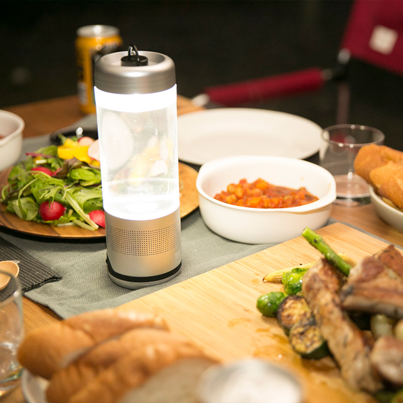 PLAYFUL BASE LANTERN SPEAKER BOTTLE. | ROOT CO. Designed in HAKONE.