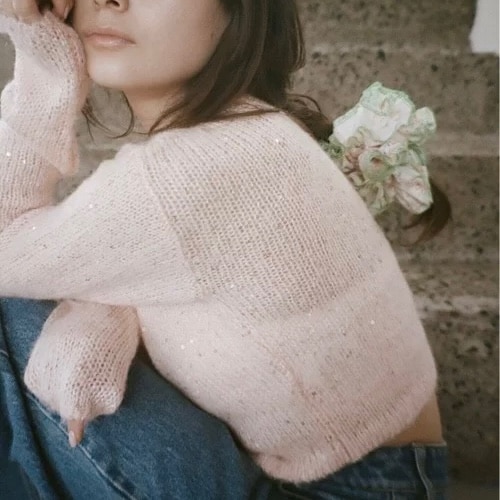 Charles Chaton shimmer カーディガン シャルル シャトン トップス