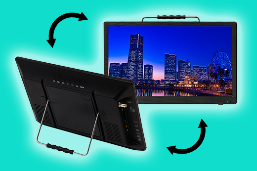 DVDプレーヤー搭載 14インチ フルセグ ポータブルテレビ - ROOMMATE