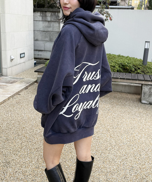 ピグメントドルマンパーカーワンピース｜SPIRALGIRL スパイラルガール