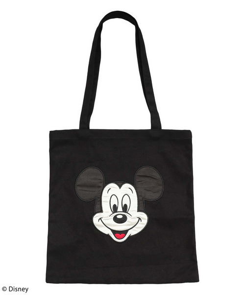 Disney/ディズニー/ミッキーマウス】サテン刺しゅうトートバッグ