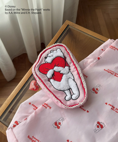 Disney】くまのプーさん/エコバッグ付きラブリーポーチ｜MIIA ミーア