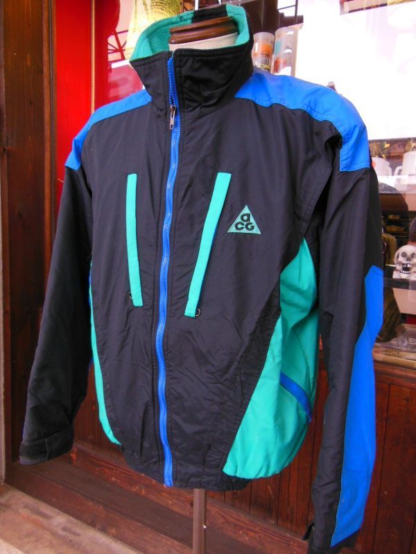 90Sオールド NIKE ACGナイロンジップアップジャケット/M/米国製 - ROCK