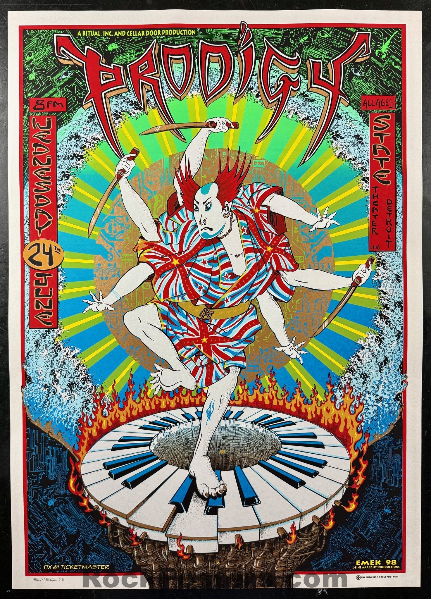 AUCTION - Prodigy - Detroit '98 - 1st Edition - Emek - Near Mint