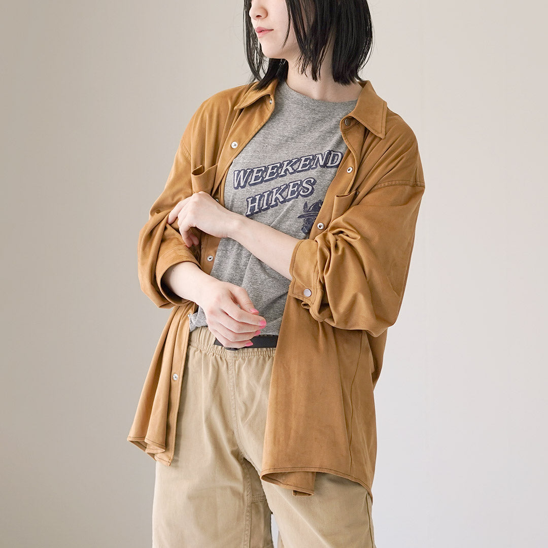 SHINZONE（シンゾーン） スウェード シャツ 25AMSBL03 / 長袖 ロング