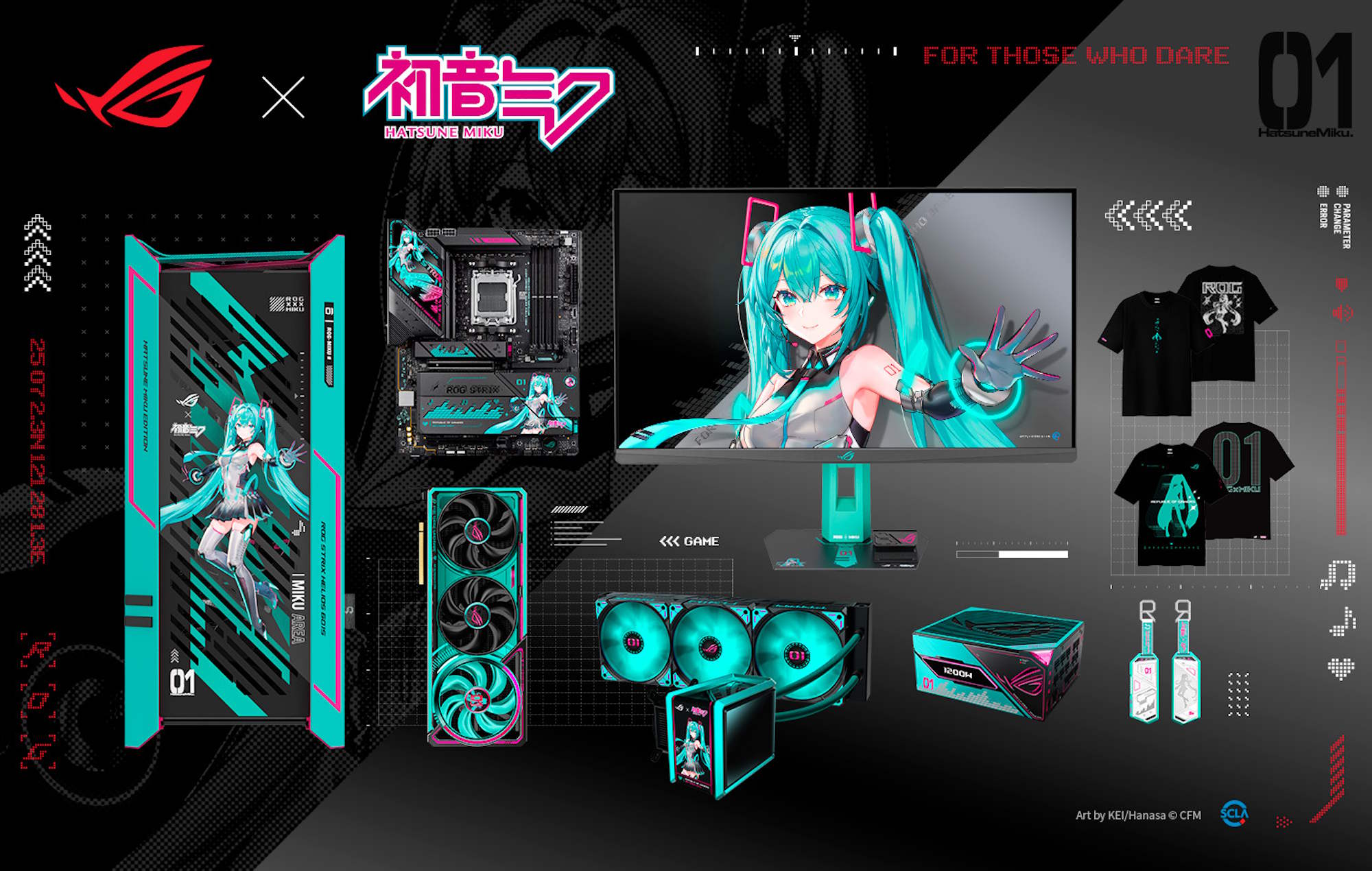Hatsune Miku and ROG deliver a killer lineup of gaming hardware