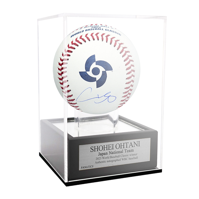 F*n様 大谷翔平サインボール ケース付き 大谷翔平 直筆サイン入り