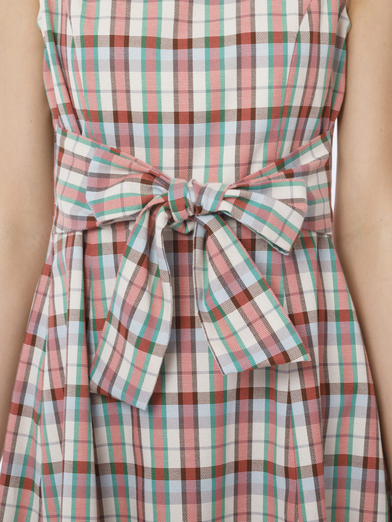 新作】チェックフレアワンピース | Rose Tiara【ローズティアラ】