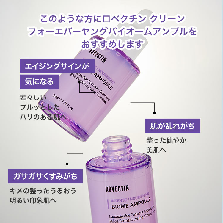 エイジングケア美容液 インテンスバイオームアンプル｜ロベクチン日本